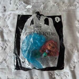 Disney McDonald’s Little Mermaid Doll with Blue Accessory